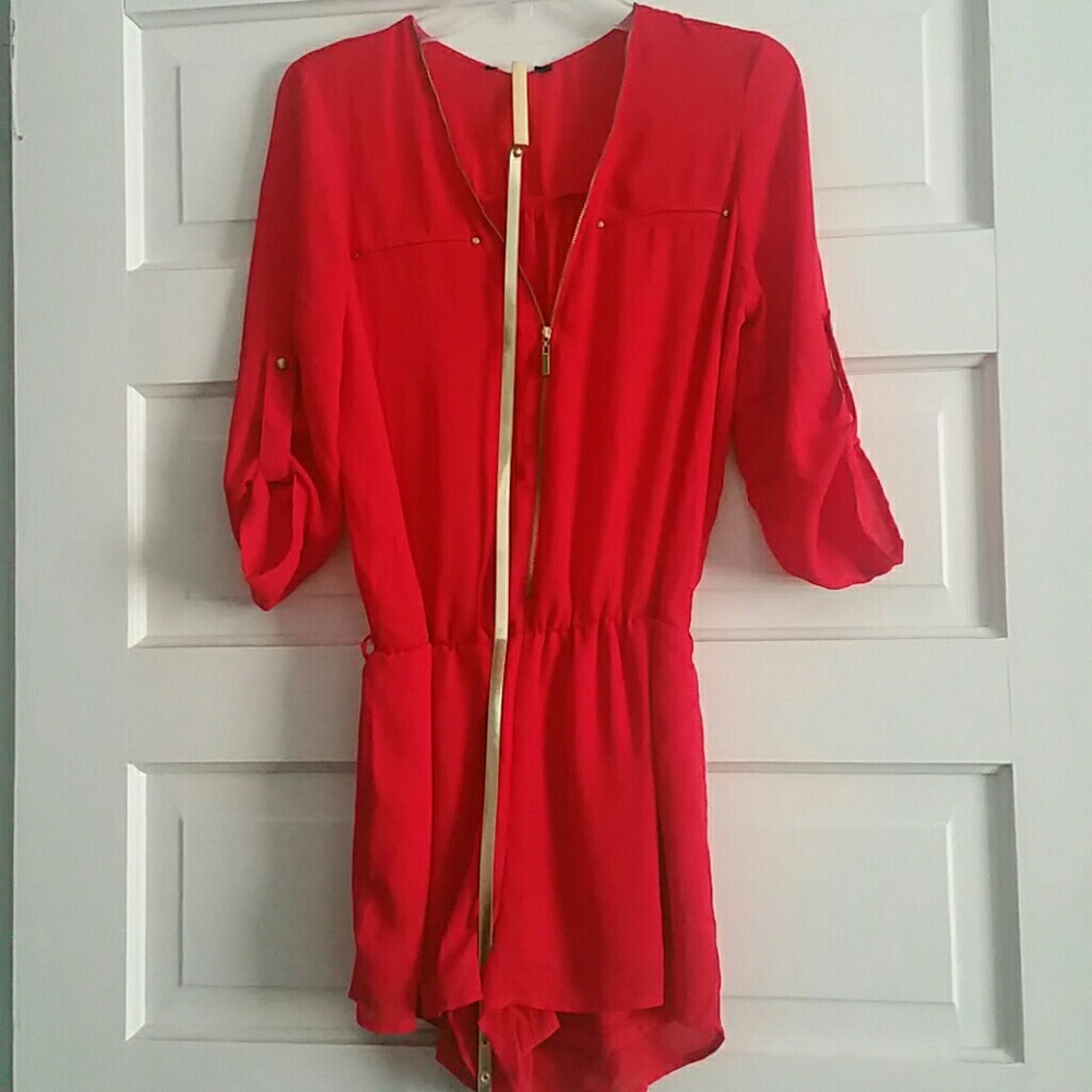 Red romper